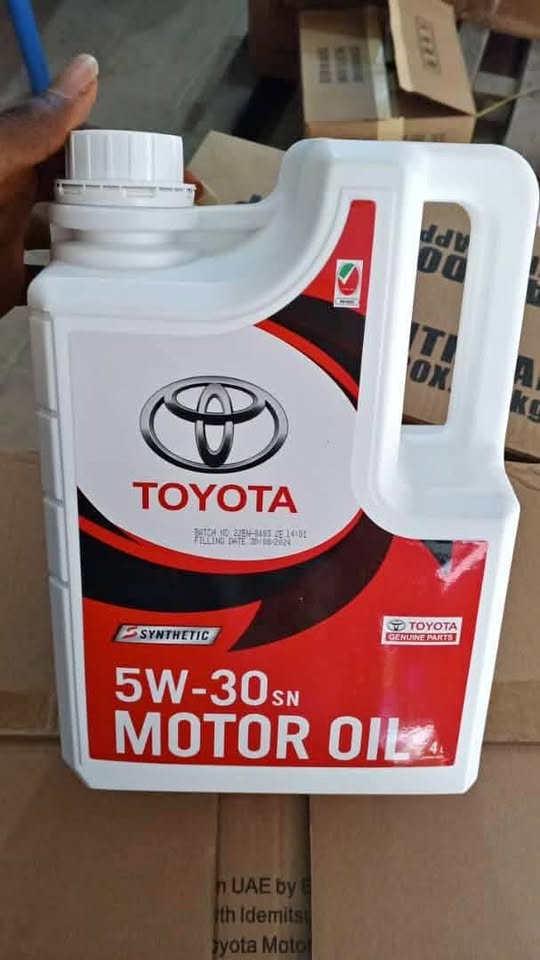 Toyota engine oil 5w30